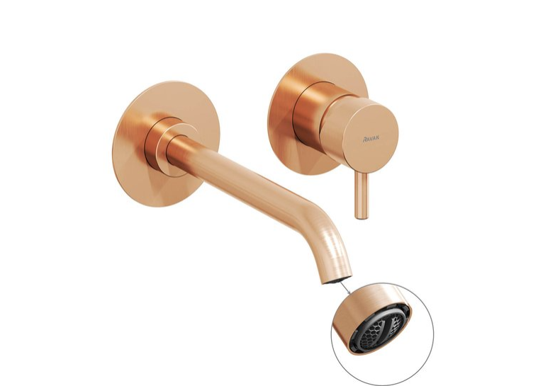 Змішувач прихованого монтажу для умивальника Ravak Espirit ES 019.60RGB.O1.RB07B Rose Gold Brushed X070352