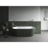 Ванна акриловая Ravak FFREEDOM Wall II TEC снежно-белая/серо-зеленая 170х87 см CC71200000