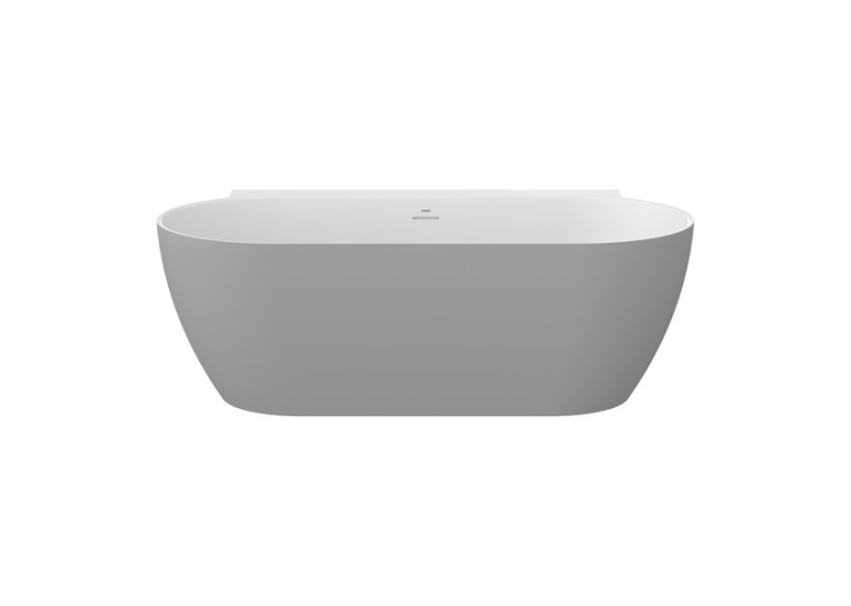 Ванна акриловая Ravak FFREEDOM Wall II TEC снежно-белая/Серая 170х87 см CC71500000