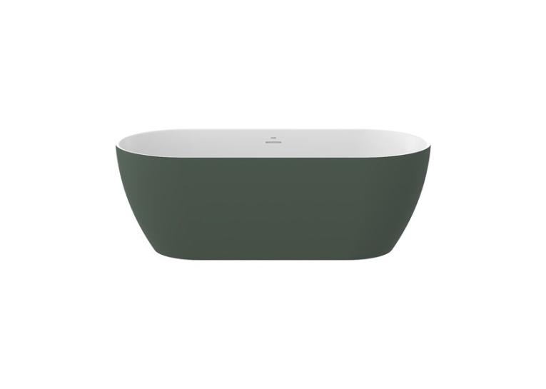 Ванна акриловая Ravak FREEDOM O TEC 170x77 см Зеленый / Белый CD11200000