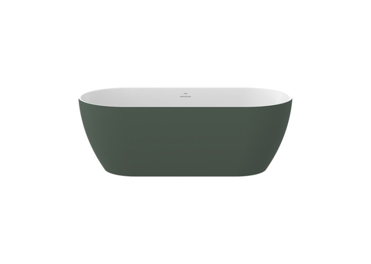 Ванна акрилова Ravak FREEDOM O TEC 170x77 см Зелена / Біла CD11200000
