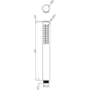 Лійка ручного душу Ravak Chrome 957.00, X07P007