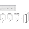  Душові двері Ravak PIVOT PDOP1-80, чорний + TRANSPARENT, 03G40300Z1