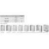  Нерухома стінка Ravak Walk-IN Wall-100, чорний скло безпечне, GW9WA0300Z1