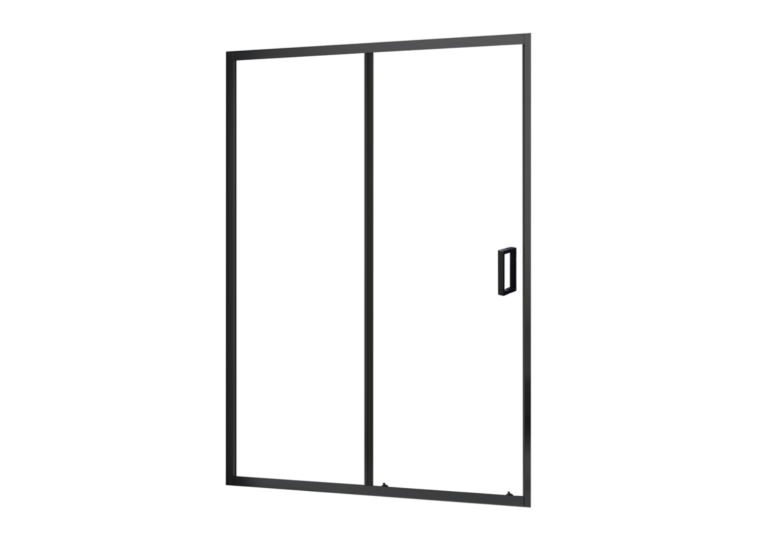 Душевая дверь Ravak SLDP2-100 Чёрный Матовый+transparent RKUC500032
