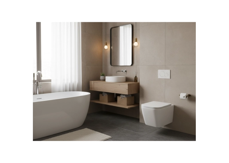 Комплект: Інсталяційна система RAVAK FrameCore Direct RKUC3000003 + Підвісний унітаз RAVAK DOMOSPA TORRENTA QUADRA RimOff білий із сидінням дюропласт soft-close, RKUJ000018 (RKUSET8003)