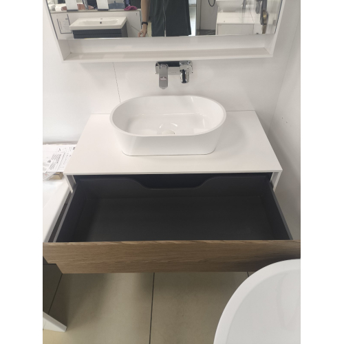 Тумба для раковини Ravak Step SD-1000 Білий/Горіх X000001418U (Знижений в ціні товар)
