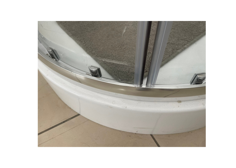 Душова кабіна X-Point XP1CP4 R 550  BRIGHT ALU TRANSPARENT + Піддон Ravak Merida 90 ST R-550 X3B270C00Z1B+XАU0000002