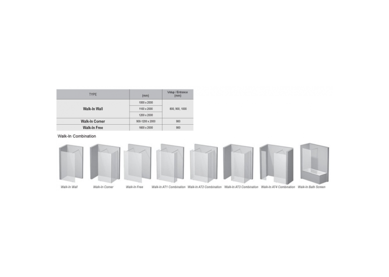  Нерухома стінка Ravak Walk-IN Wall-100, безпечне скло, GW9WA0C00Z1