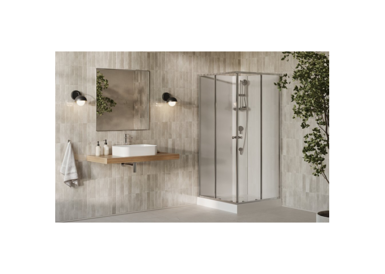 Душовий бокс квадратний Ravak X-Point Slim BOXSRV2 90x90 Transparent, алюміній, безпечне скло, X8F277C11Z1F