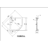 Піддон Ravak Verona 90 ST R-500 XAU0000035 (виставковий зразок)