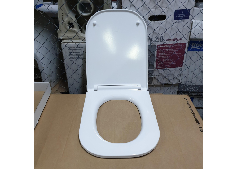 Сидіння для унітазу Roca GAP SQ Slim, Duroplast, soft-close, A801482211