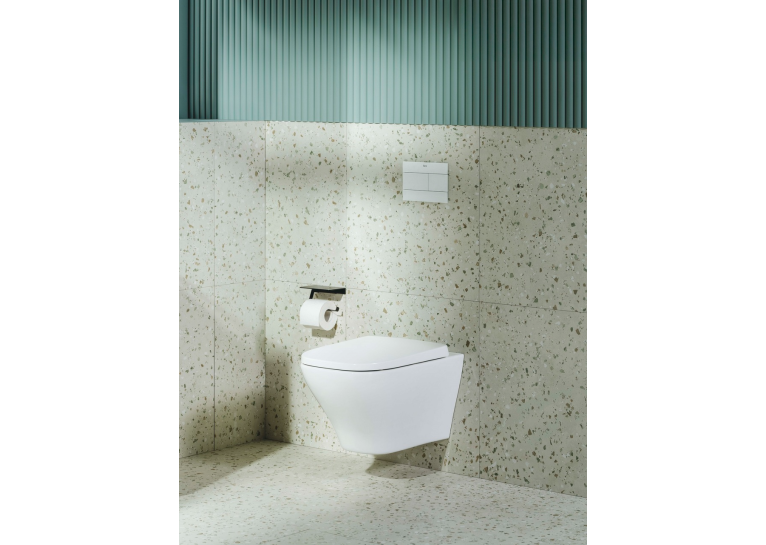 Подвесной унитаз Roca Airos Vortex с сиденьем soft-close A34HC10000