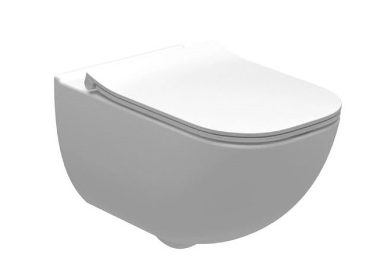 Унітаз підвісний Alegra Rimless з кришкою soft-close A34H139000