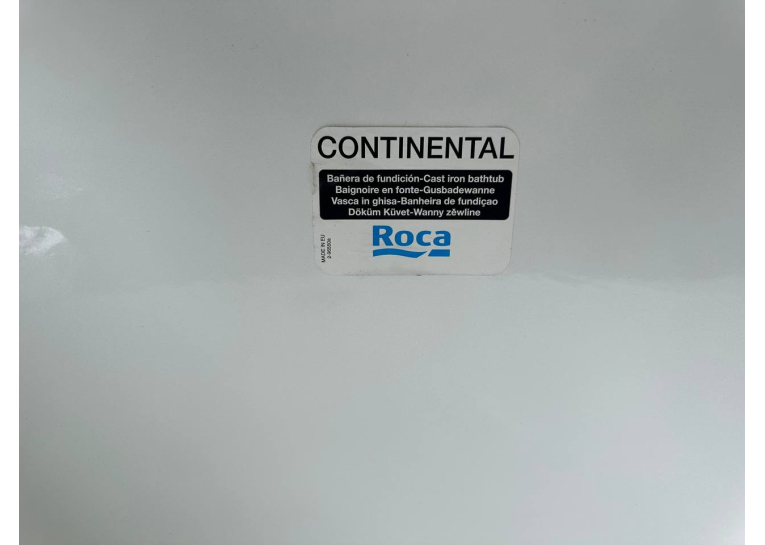 Ванна прямокутна чавунна ROCA CONTINENTAL 150x70см  (A21291300R) (Знижений в ціні товар)
