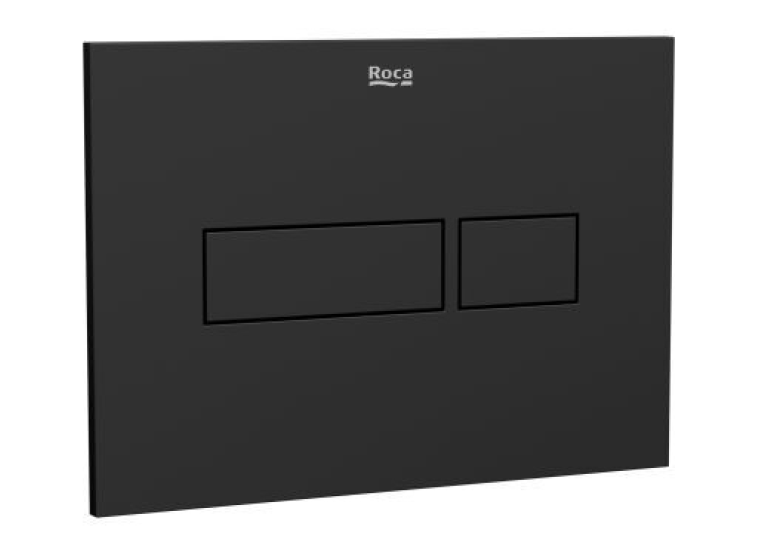 Комплект: Інсталяція Roca Duplo WC Nova Black matt (A89P420020) Roca + Унітаз Qtap Robin Rimless з кришкою (A89P420020+QT1333046ENRMB)