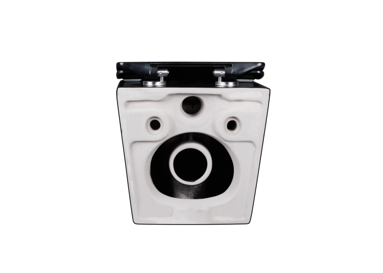 Комплект: Інсталяція Roca Duplo WC Nova Black matt (A89P420020) Roca + Унітаз Qtap Robin Rimless з кришкою (A89P420020+QT1333046ENRMB)