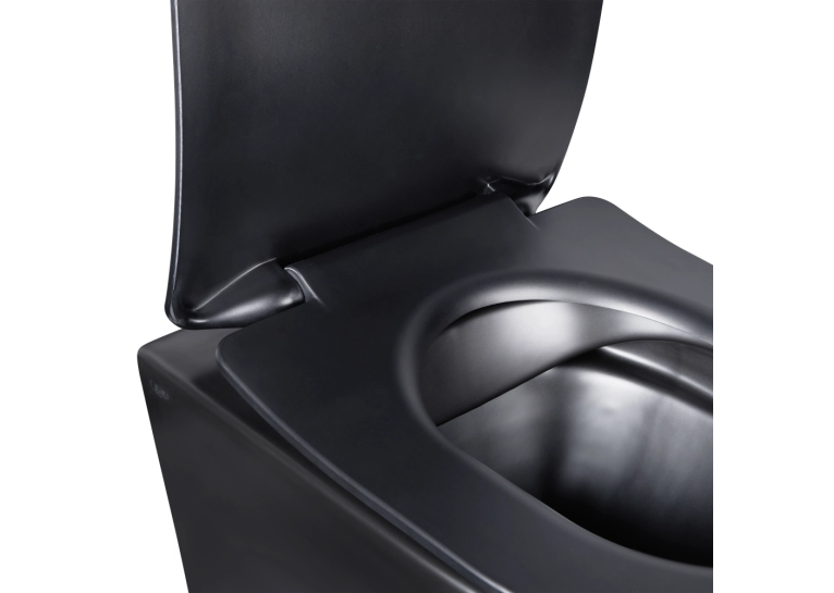 Комплект: Инсталляция Roca Duplo WC Nova Black matt (A89P420020) Roca + Унитаз Qtap Robin Rimless с крышкой (A89P420020+QT1333046ENRMB)