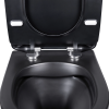 Комплект: Інсталяція Roca Duplo WC Nova Black matt (A89P420020) Roca + Унітаз Qtap Robin Rimless з кришкою (A89P420020+QT1333046ENRMB)