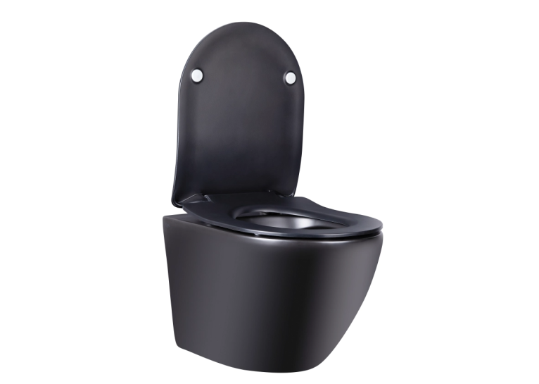 Комплект: Инсталляция Roca Duplo WC Nova Black matt (A89P420020) Roca + Унитаз Qtap Robin Rimless с крышкой (A89P420020+QT1333046ENRMB)