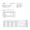 Ванна прямокутна Roca Easy 160x70 A248195000