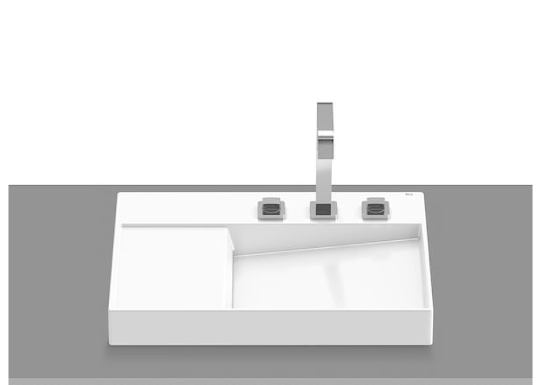 Умивальник керамічний Roca Horizon View 600x420 A32727400B