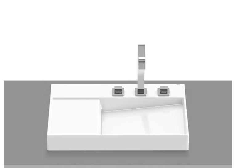 Умивальник керамічний Roca Horizon View 600x420 A32727400B