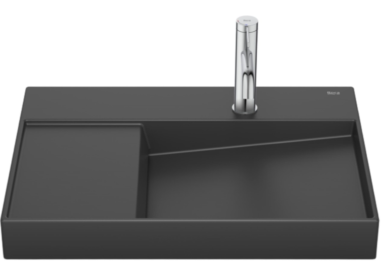Умивальник керамічний Roca Horizon 600x420 мм Black A32727408B