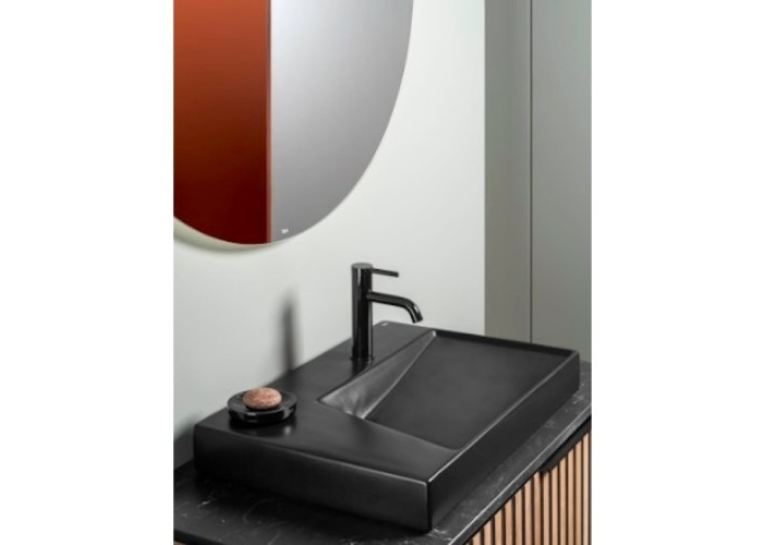 Умивальник керамічний Roca Horizon 600x420 мм Black A32727408B