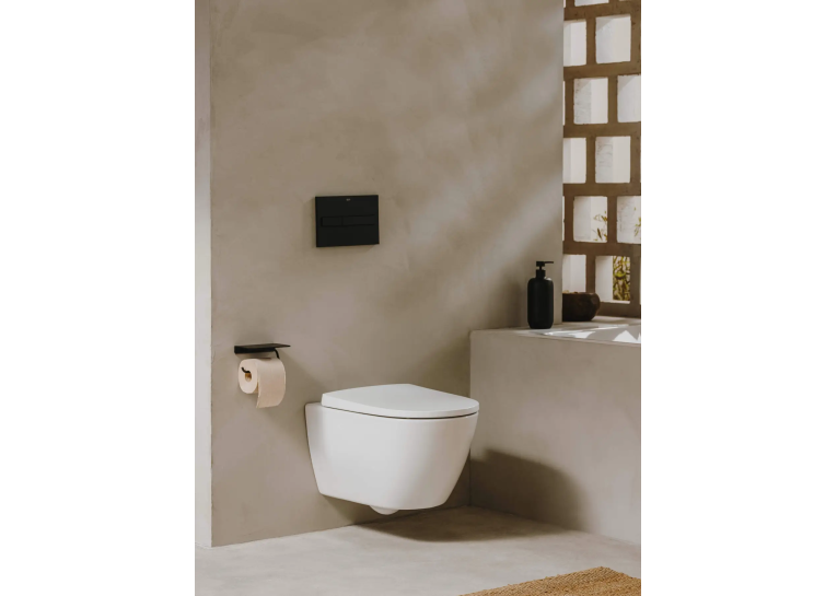Унітаз підвісний з кришкою soft-close Roca Ona Rimless A34H688000