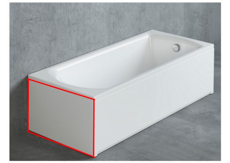 Панель збоку RADAWAY 80, OBB-00-080x056U