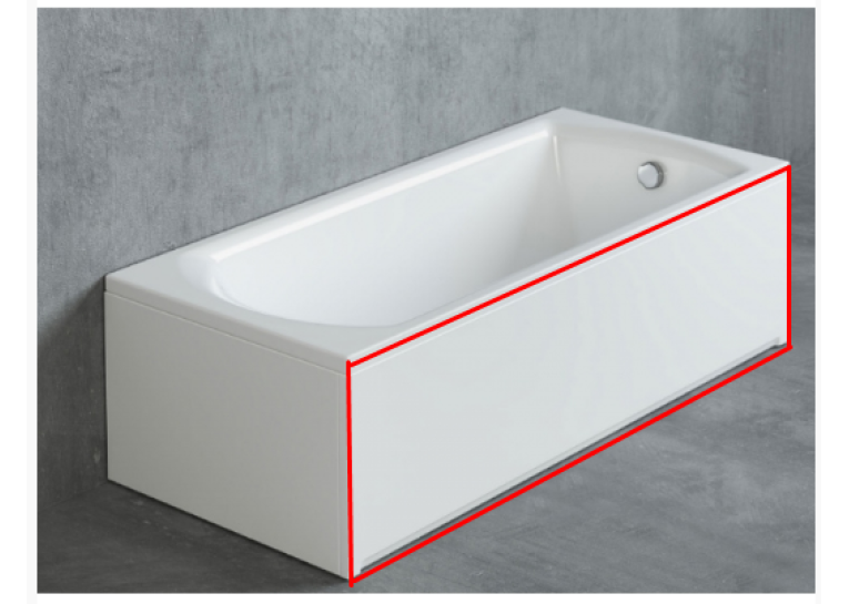 Панель фронтальная RADAWAY 150, OBC-00-150x056U