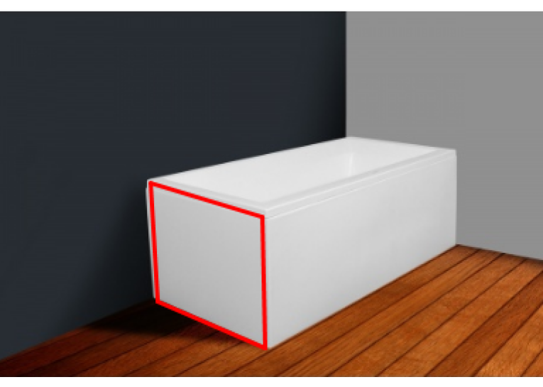 Панель збоку RADAWAY Itea Lux - 120, OBEX.120.65WH
