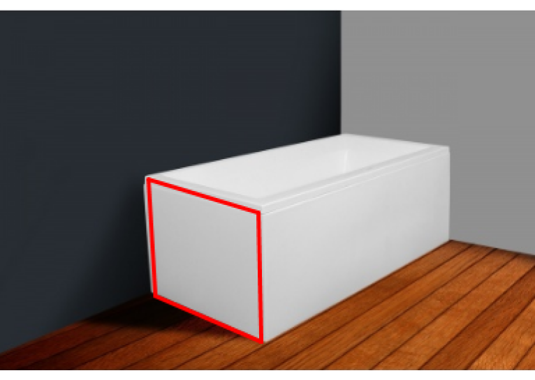 Панель збоку RADAWAY Itea Lux - 120, OBEX.120.65WH