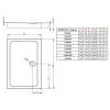 Душовий піддон RADAWAY Doros D Compact, 100x80, SDRD1080-05