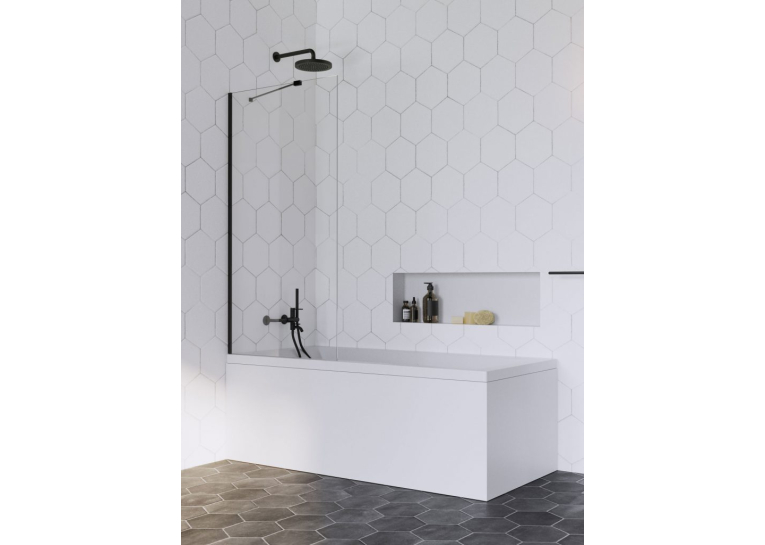 Шторка для ванни RADAWAY Idea Black PNJ 50, 10001050-54-01