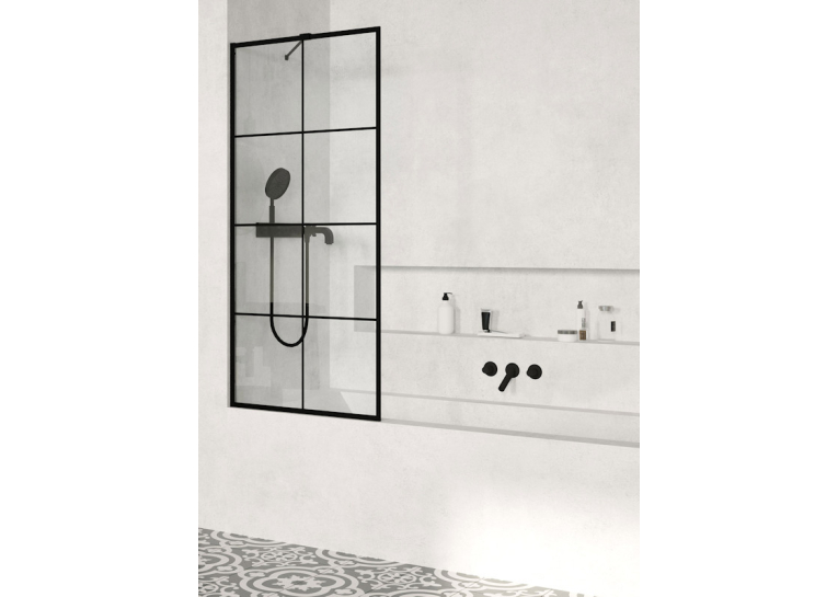 Шторка для ванны RADAWAY Modo New Black PNJ Factory 50,  10006050-54-55