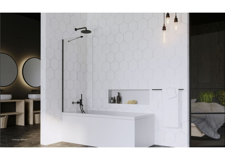 Шторка для ванни RADAWAY Idea Black PNJ 50, 10001050-54-01