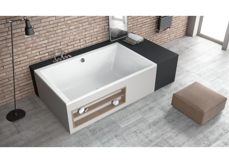 Ванна акрилова RADAWAY ITEA Lux 190x120 (WA1-29-190x120US) + ніжки (NWA-8) + сифон R135L