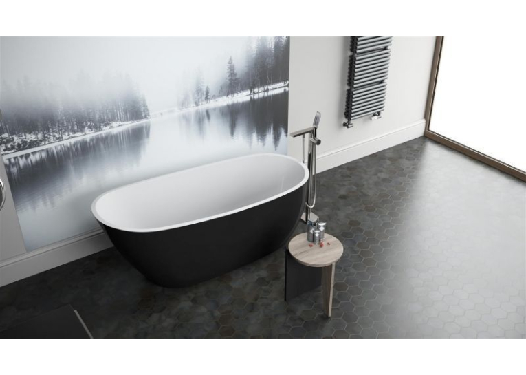 Ванна акрилова RADAWAY SAPIENTZA 175x78U-BC, Black, (WA1-42-175x078U-BC)