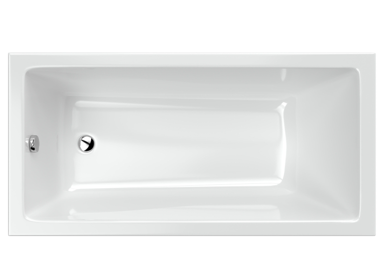  Ванна акрилова Radaway Mirella 140x70 см з ніжками та сифоном WA1-48-140x070S