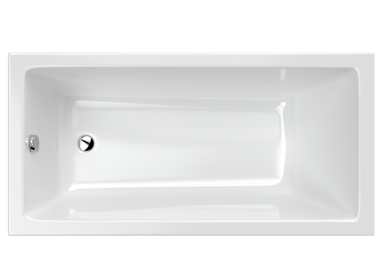  Ванна акрилова Radaway Mirella 140x70 см з ніжками та сифоном WA1-48-140x070S