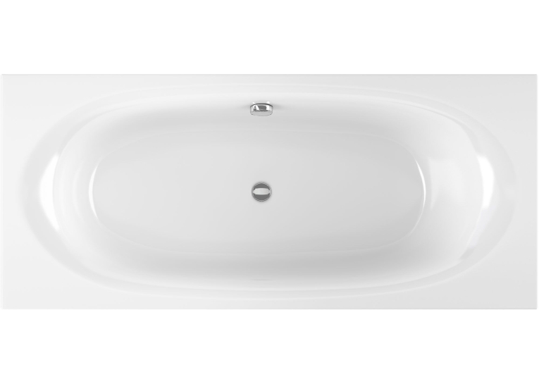 Ванна акриловая RADAWAY DIA 180х80 (WA1-05-180x080US) + ножки (NWE-68) + сифон R135L
