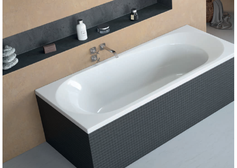 Ванна акрилова RADAWAY DIA 180х80 (WA1-05-180x080US) + ніжки (NWE-68) + сифон R135L