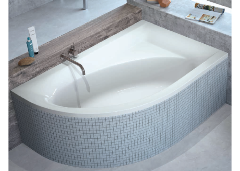 Ванна акриловая RADAWAY Mistra 150x100L (WA1-07-150x100LS) + ножки (68Р)