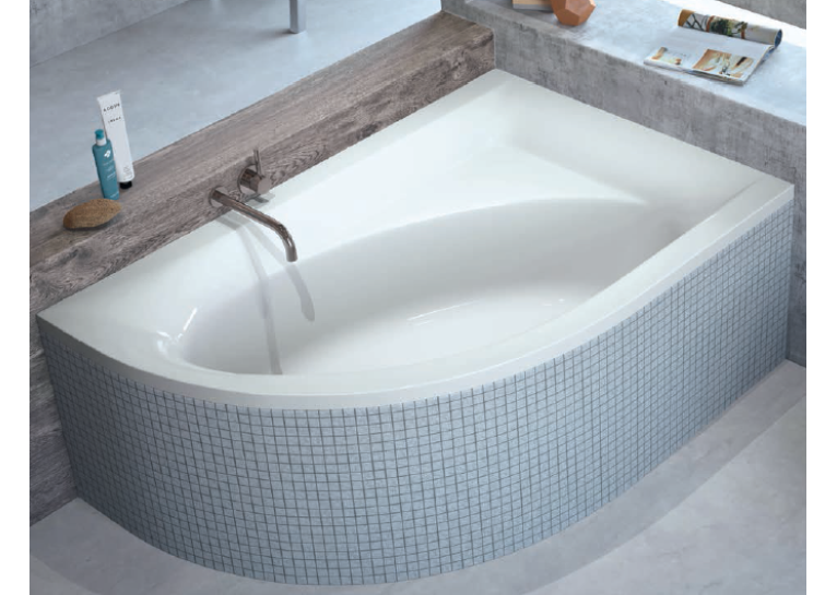 Ванна акриловая RADAWAY Mistra 170x110P (WA1-07-170x110PS) + ножки (68Р) + сифон R135L