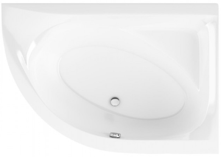 Ванна акриловая RADAWAY Mistra 150x100P (WA1-07-150x100PS) + ножки (68Р) + сифон R135L