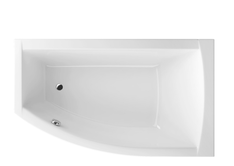Ванна акриловая RADAWAY SITERA 160x95P (WA1-32-160x095PSU) + ножки (NWE-68) + сифон R135L Повреждена упаковка