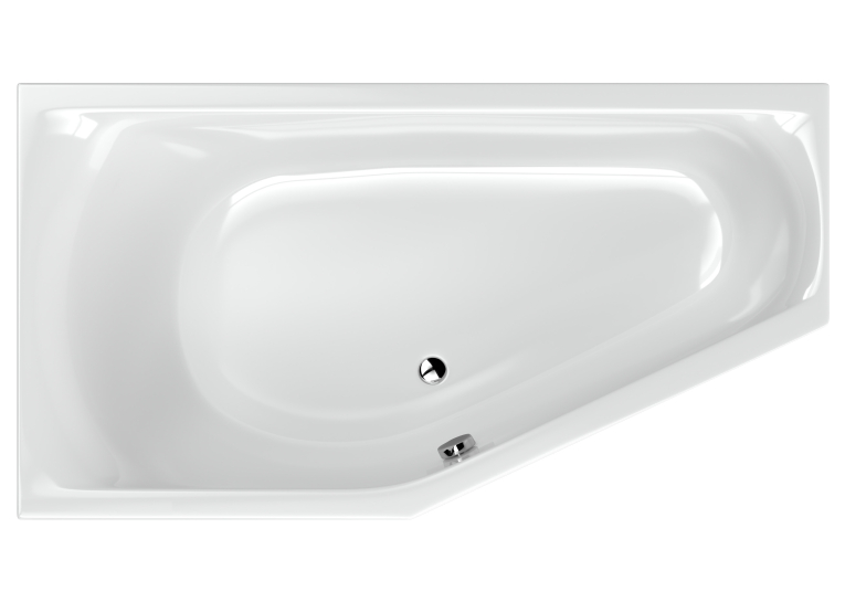 Ванна акриловая RADAWAY NOELIA 165x90L (WA1-49-165x090L) + ножки (NWE-68)