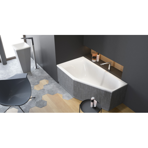 Ванна акриловая RADAWAY NOELIA 165x90P (WA1-49-165x090P) + ножки (NWE-68) + сифон R135L